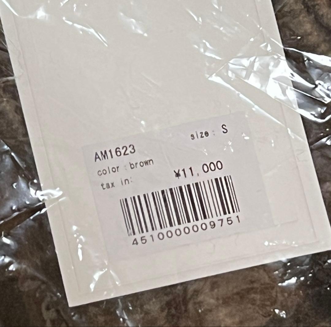 【新品】Ribbon check mini pants ブラウン色 サイズS