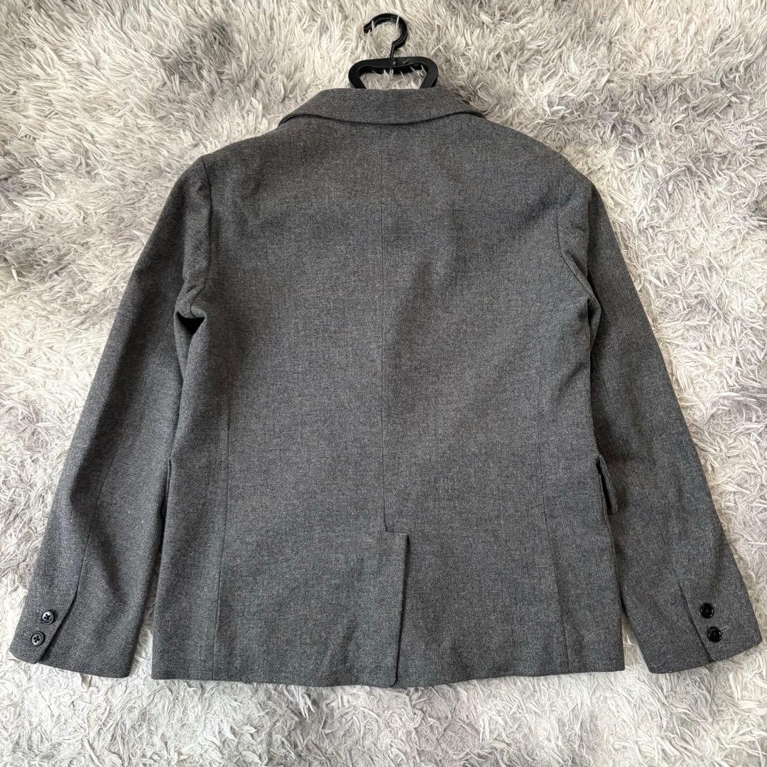 【美品】YAECA ヤエカ 上品 ウール グレー セットアップ Sサイズ