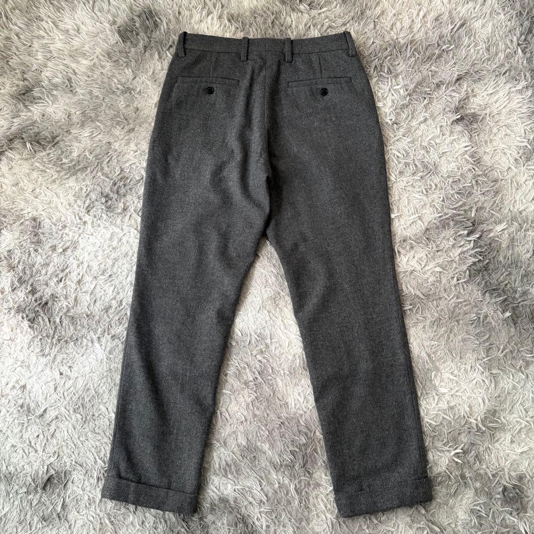 【美品】YAECA ヤエカ 上品 ウール グレー セットアップ Sサイズ