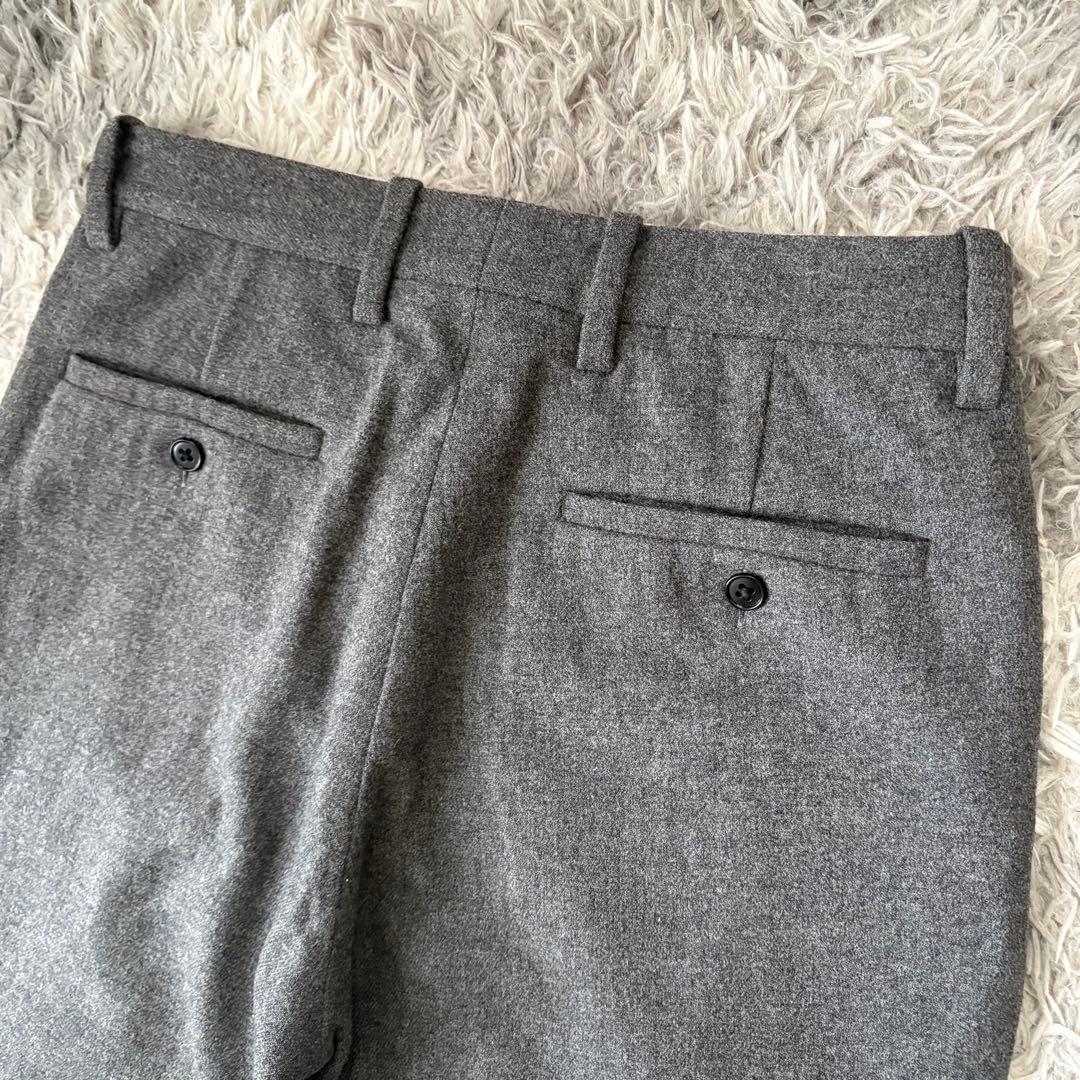 【美品】YAECA ヤエカ 上品 ウール グレー セットアップ Sサイズ