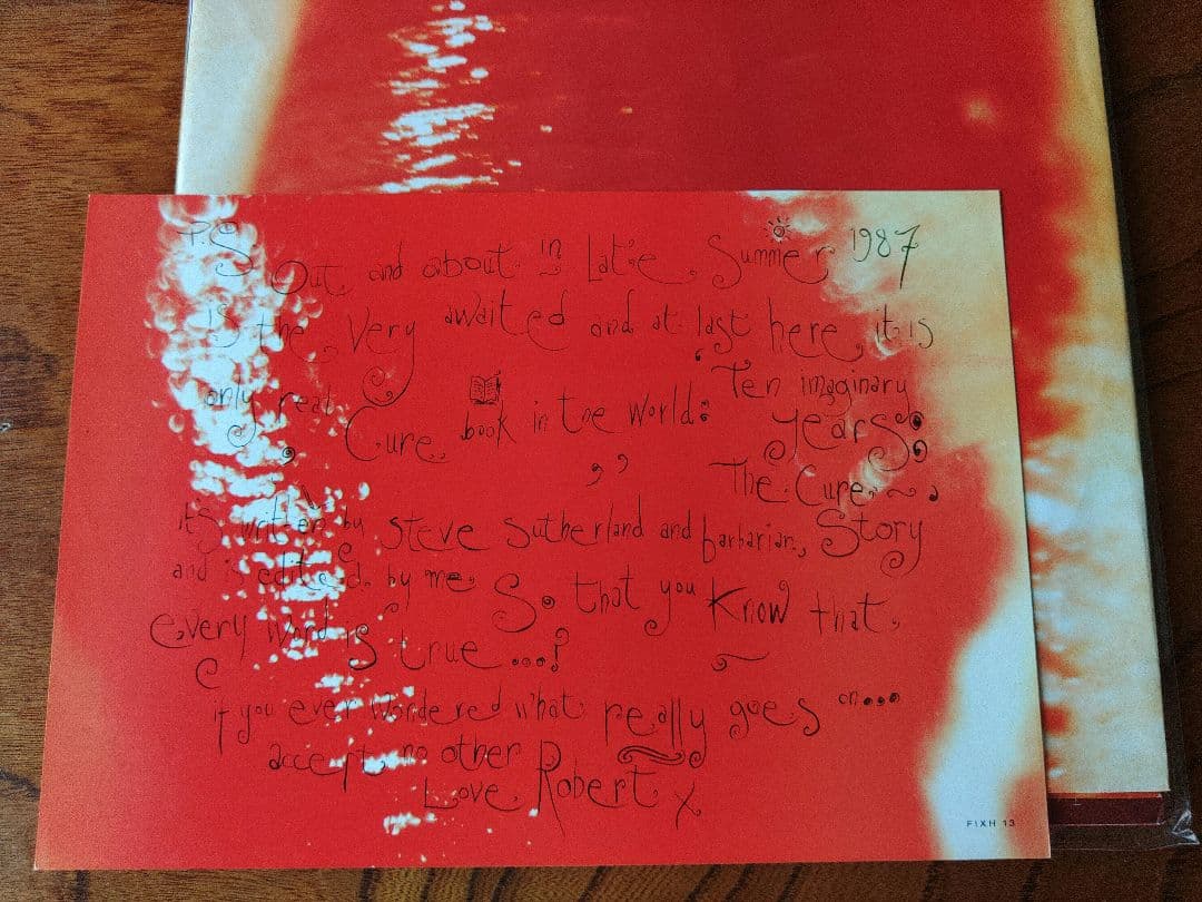 The Cure キュアー Kiss Me Kiss Me Kiss Me