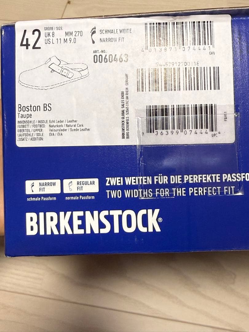 BIRKENSTOCK Boston 42（27.0）