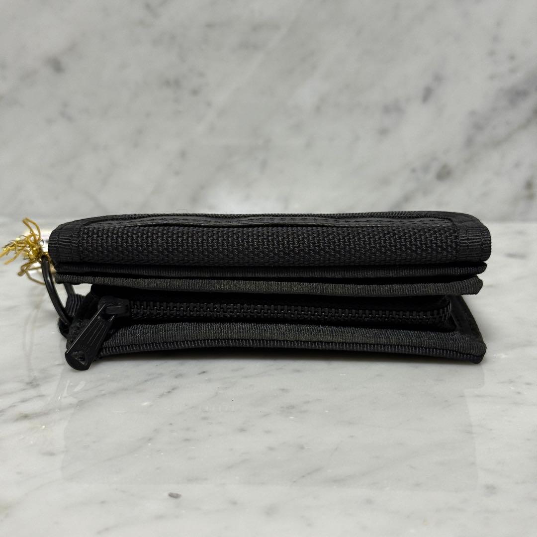 新品 未使用 PORTER ポーター 二つ折り財布 ブラック 黒 ナイロン