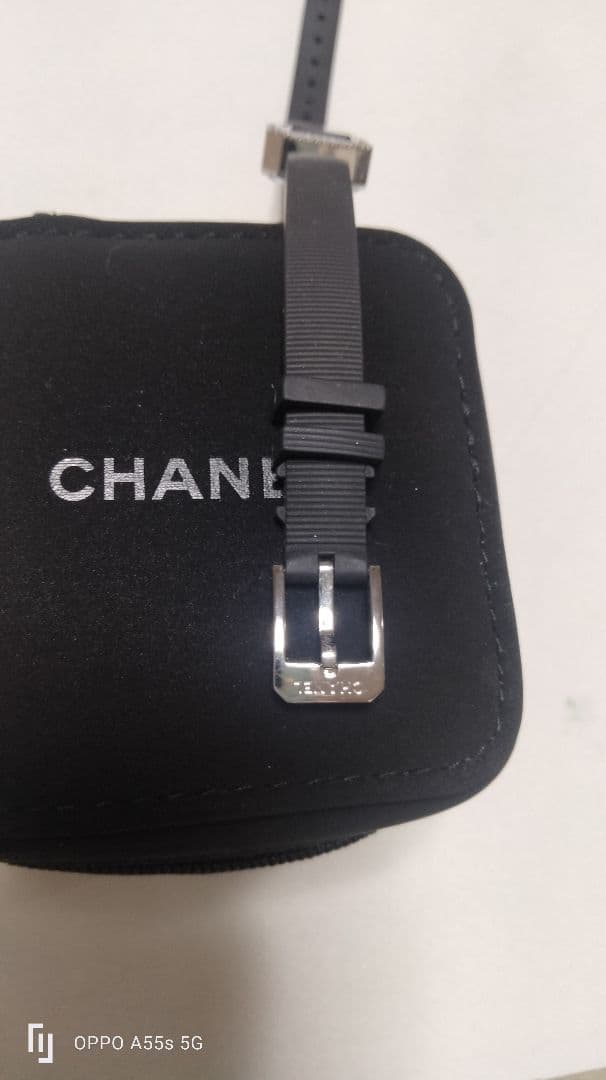 シャネル　プルミエール　ラバー　ダイヤ　【美品】本物正規品✨ブラック　黒