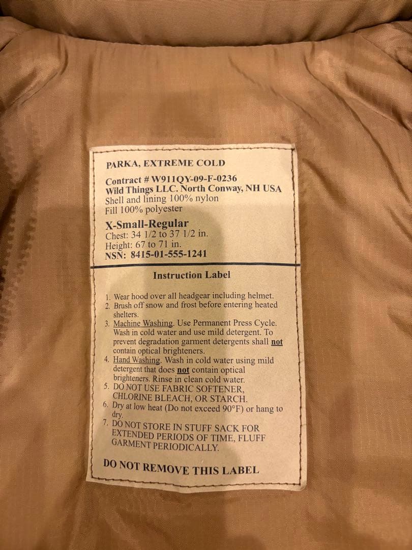 Wild Things エクストリームコールドパーカー X-Small