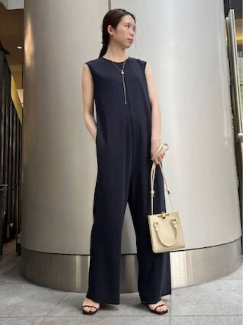 売り切り価格❗️カオス♡エクサバックサテン オールインワン♡ネイビー♡状態良し