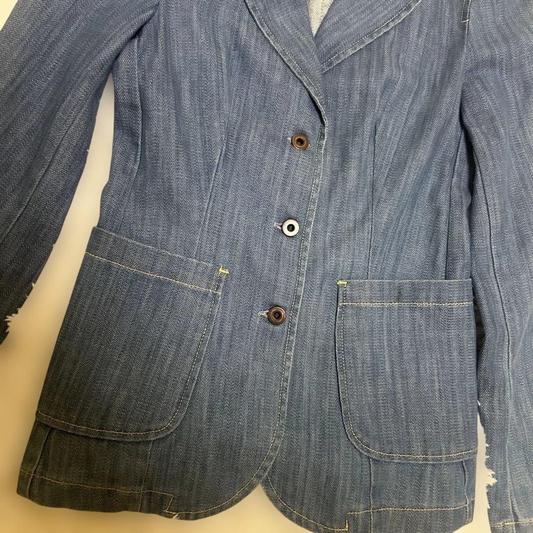 【美品】miumiu 00s archive denim jacket y2k