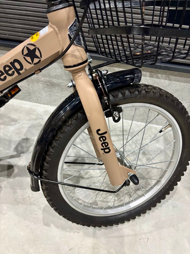 Jeep 子供用自転車 ベージュ 18インチ