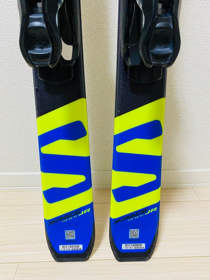 Salomon JR 140cm スキー板 ストック ブーツ ケース セット