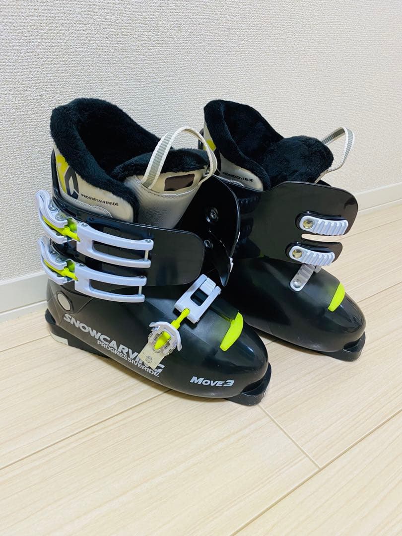 Salomon JR 140cm スキー板 ストック ブーツ ケース セット