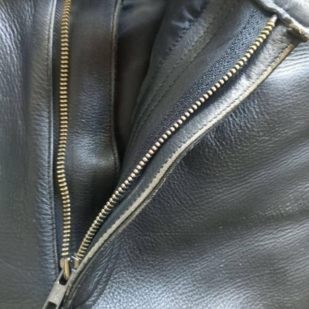 KUSHITANI レザー バイクパンツ Lサイズ ブラック