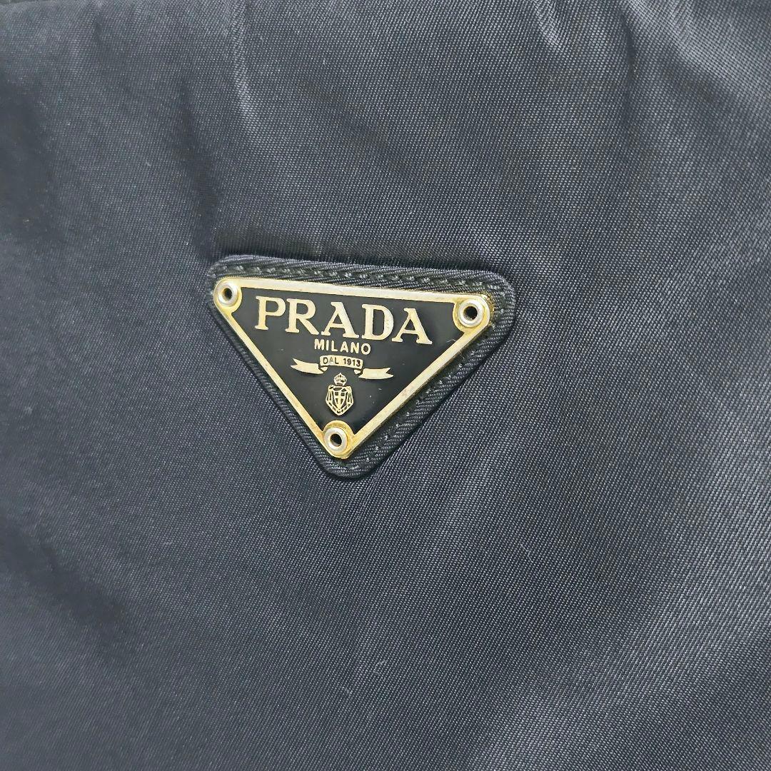 もっさん様✨ プラダ トートバッグ A4 ブラック ナイロン 三室 ゴールド