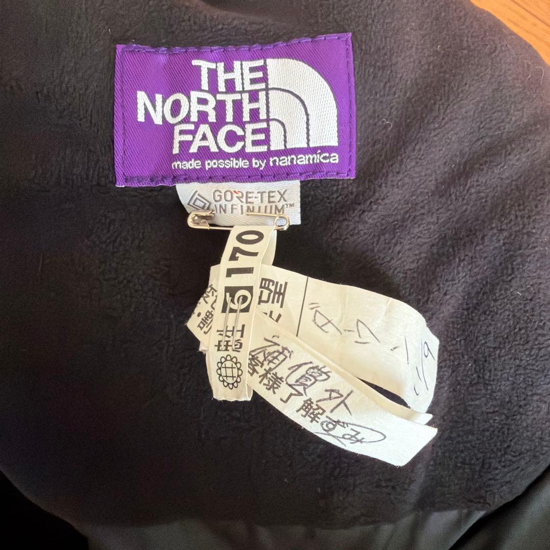 YEVISU ノースフェイスパープルレーベルダウンケープ