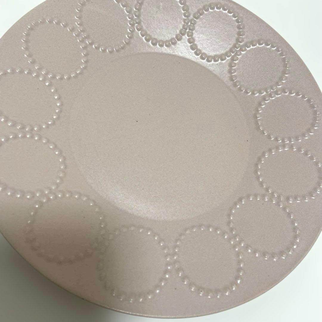 ミナペルホネン タンバリン　プレート　24cm ピンク　2枚セット