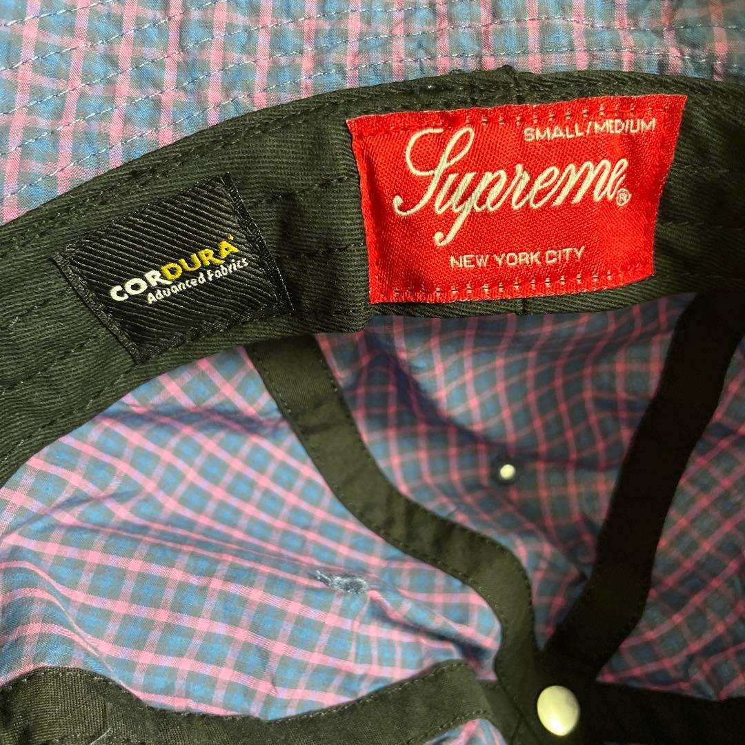 帽子 Supreme Cordura plaid bell hat 25SS
