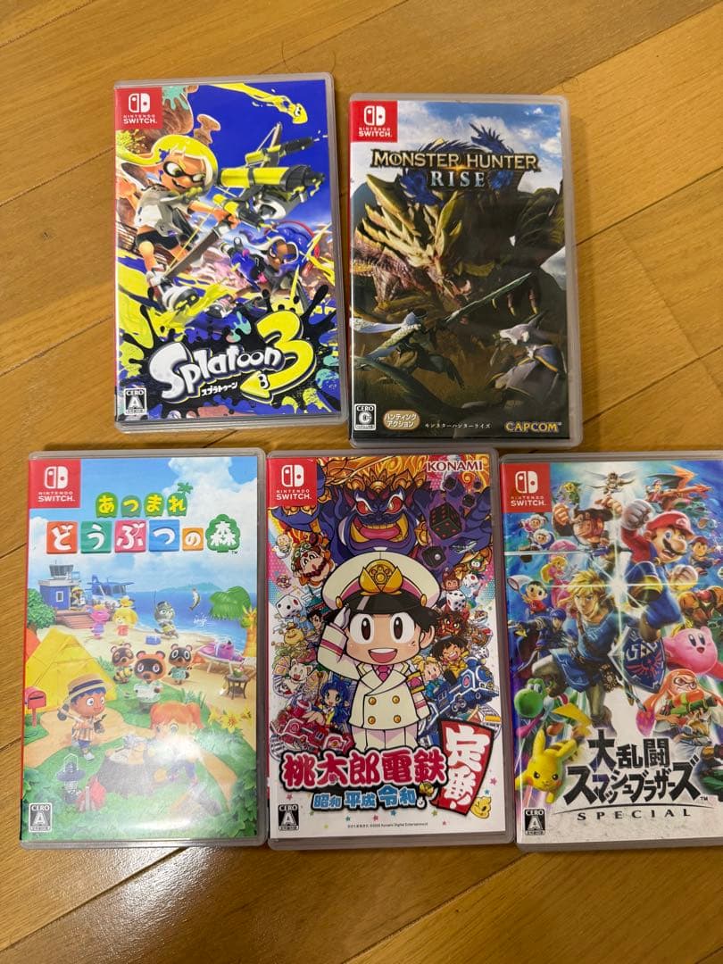 Nintendo Switch 本体 グレー ゲームソフト付き