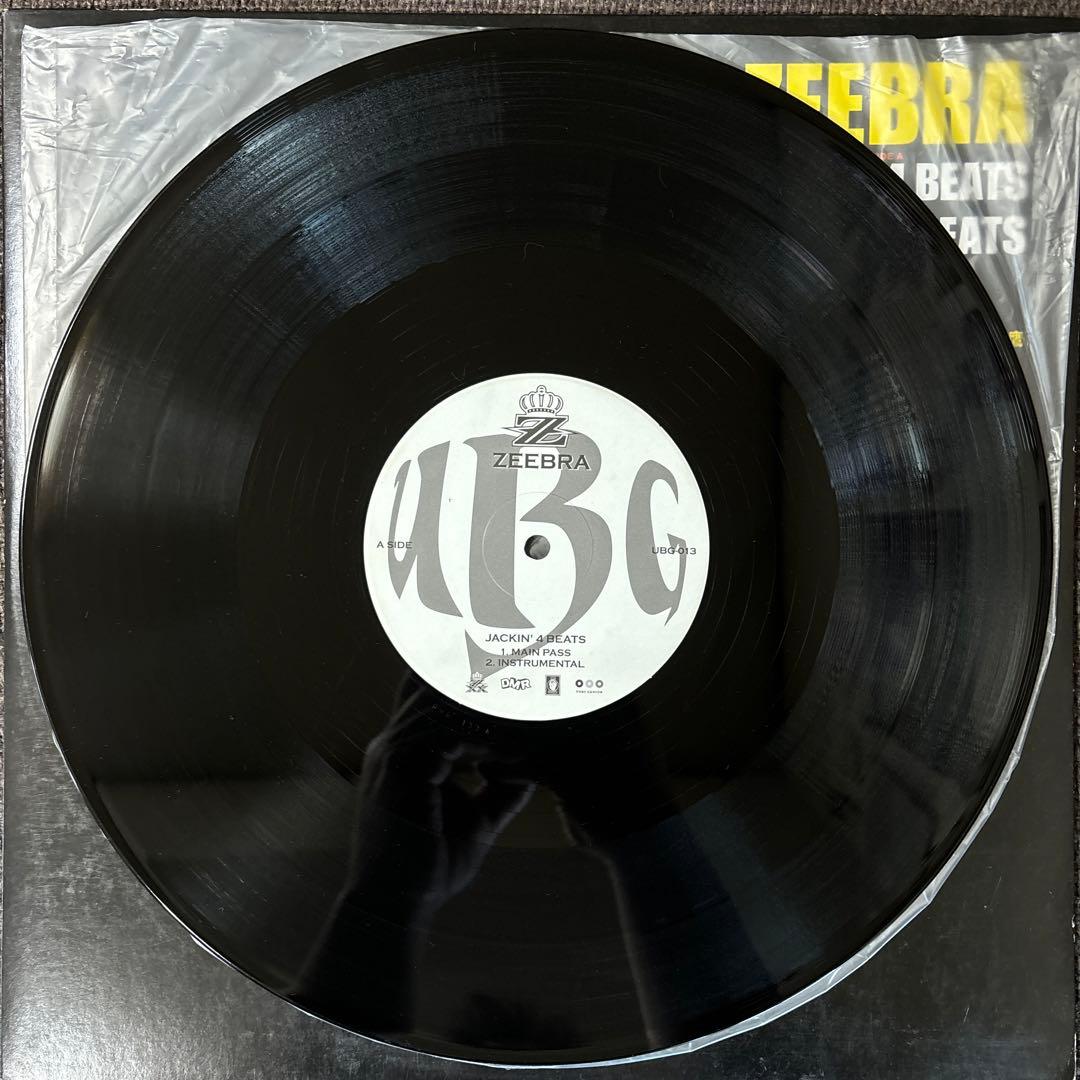 ⭐︎激レア盤⭐︎ZEEBRA / JACKIN' 4 BEATS （美品）送料無料