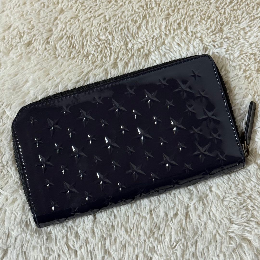 ⭐️新品未使用⭐️　ジミーチュウ　CARNABY カーナビー　長財布　星柄　スター