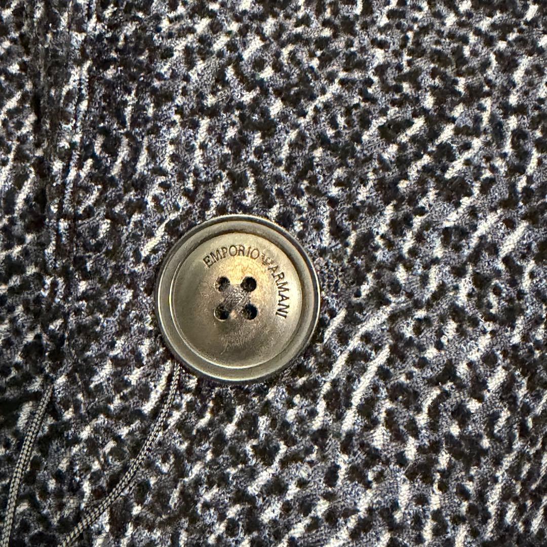 未使用タグ付き2XLサイズ相当　エンポリオアルマーニ　テーラード　アンコン　総柄