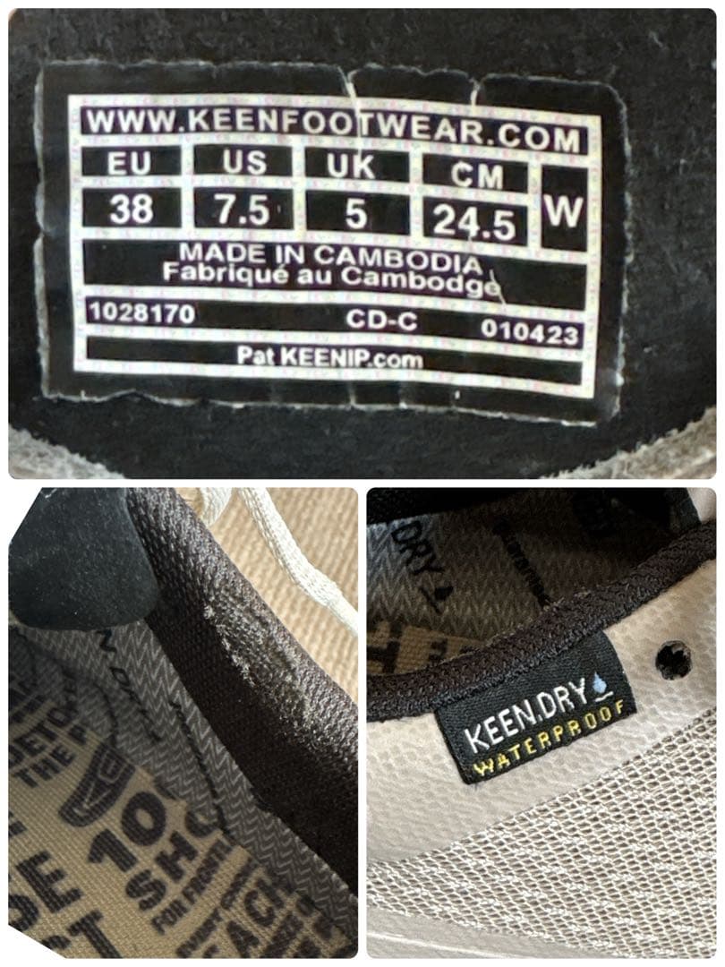 h*n様 良品✨ KEEN WMNS WK400 （24.5㌢） ウォータープル