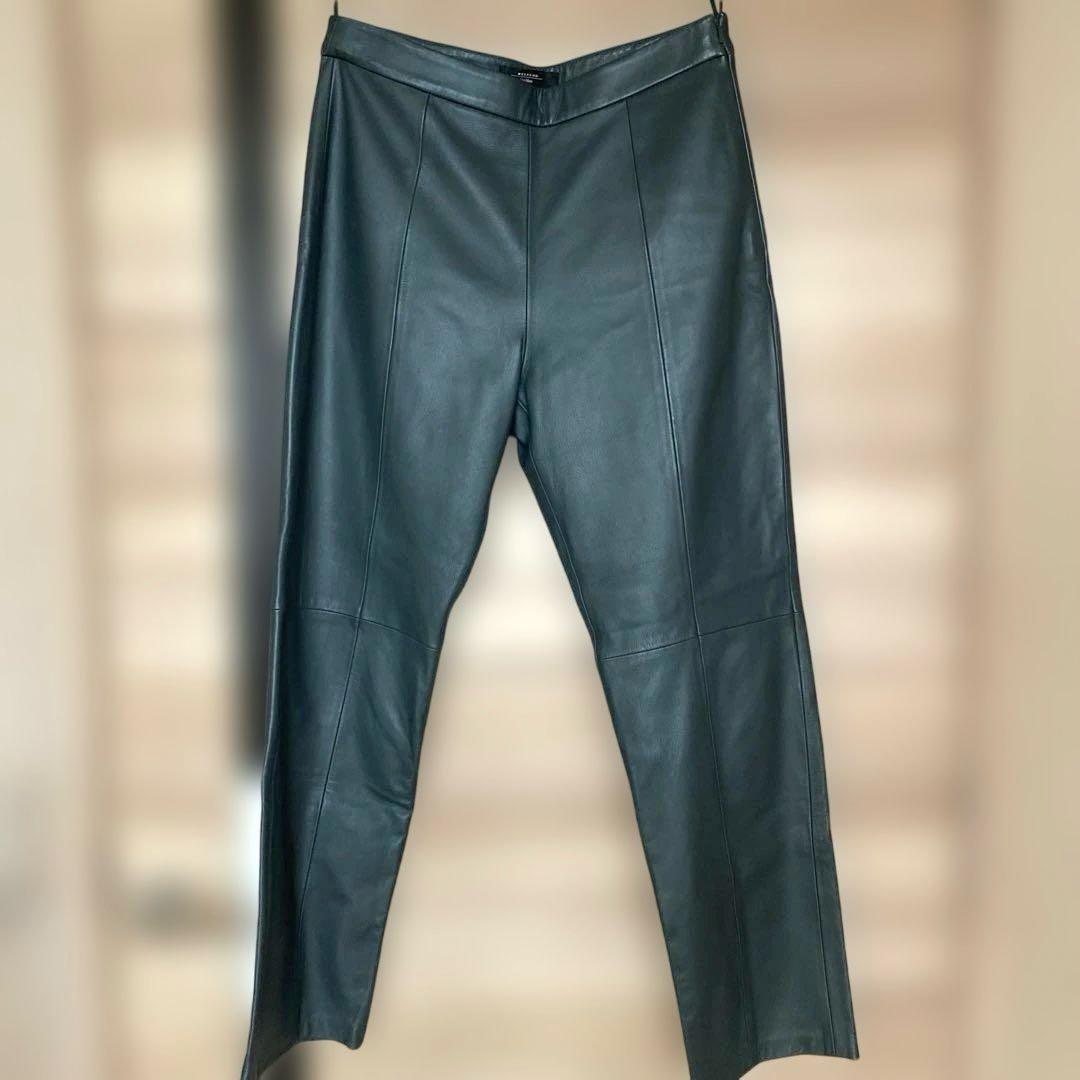 Max Mara WEEKEND 羊革パンツ　レザーパンツ