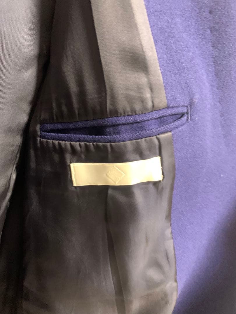 ETHOSENS / フェイクレイヤードフラノコート [E215-501]