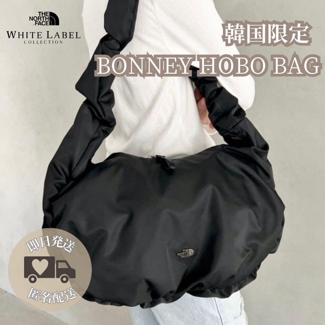 韓国限定✨　ノースフェイスボニーホーボーバッグ L ブラック 黒