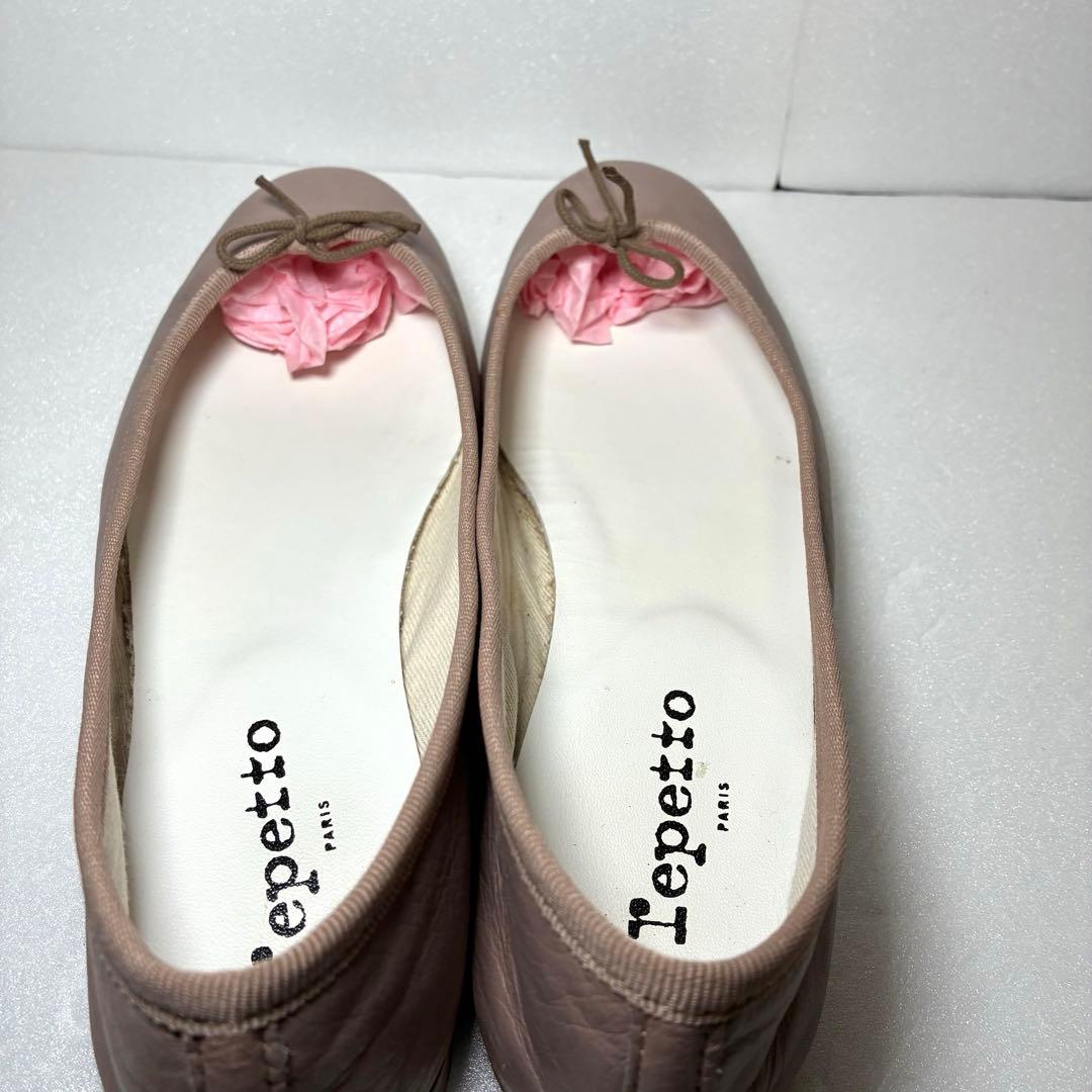 美品 repetto レペット サンドリオン フラットシューズ 40 25相当