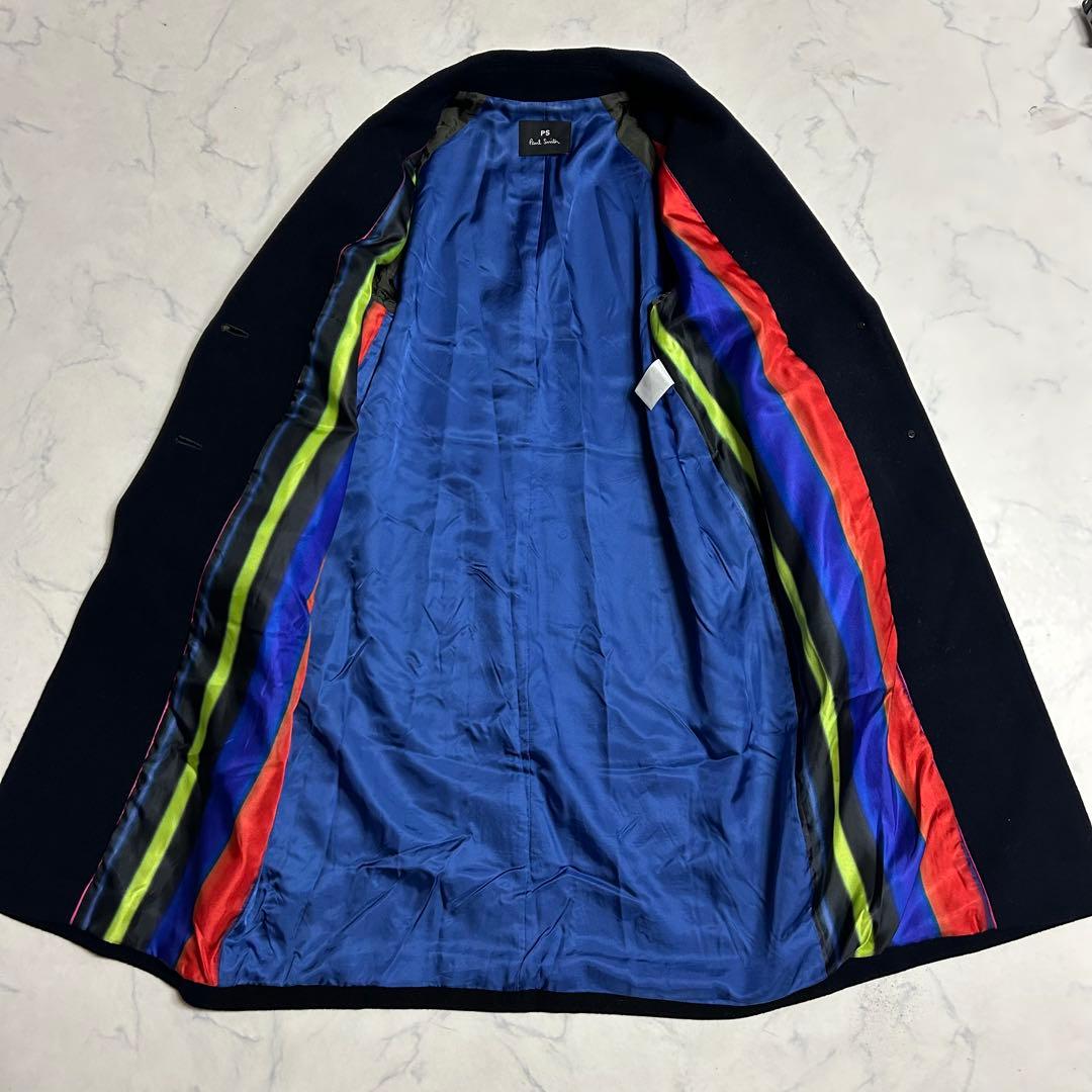 美品 ポールスミス カシミヤウール チェスターコート 40