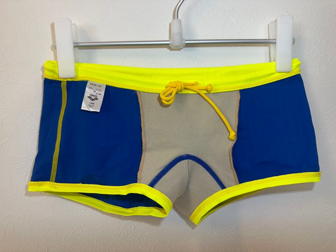 t*u様 arena 北島康介モデル　ボックス　競泳水着　Mサイズ　ブルー