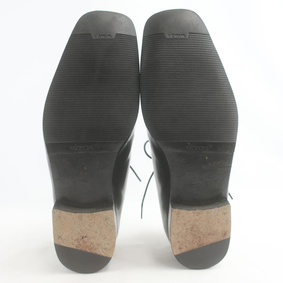 イタリア製 PRADA 本革 レザー ビブラムソール ビジネス シューズ 9