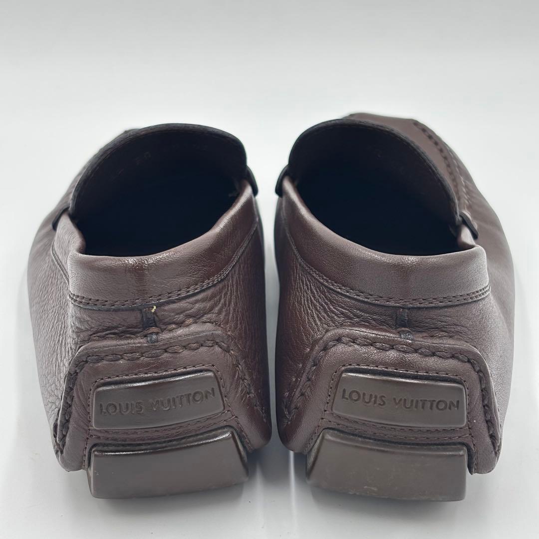 ルイヴィトン レザー ドライビングシューズ　5.5 約23.5㎝ ブラウン