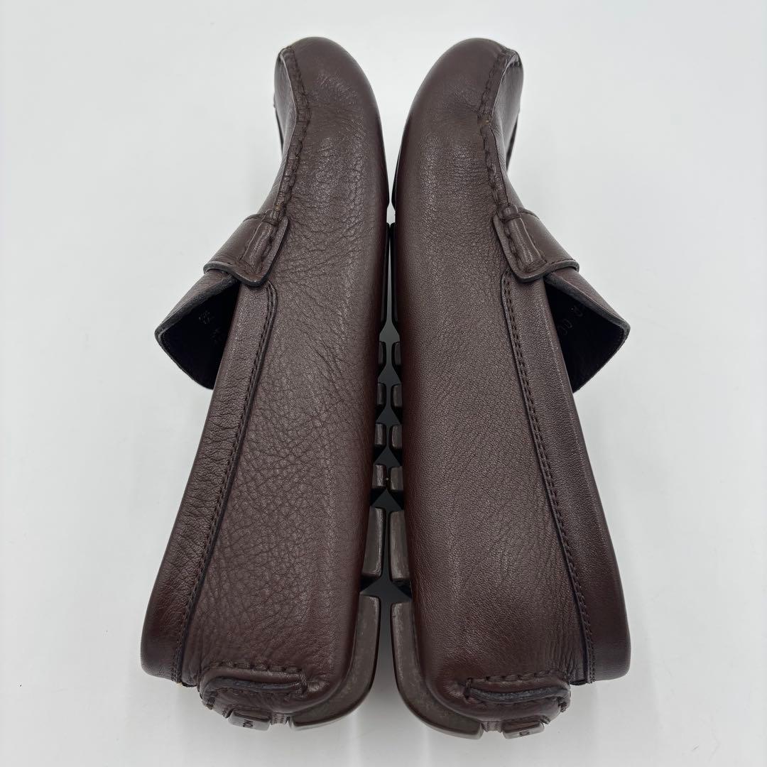 ルイヴィトン レザー ドライビングシューズ　5.5 約23.5㎝ ブラウン