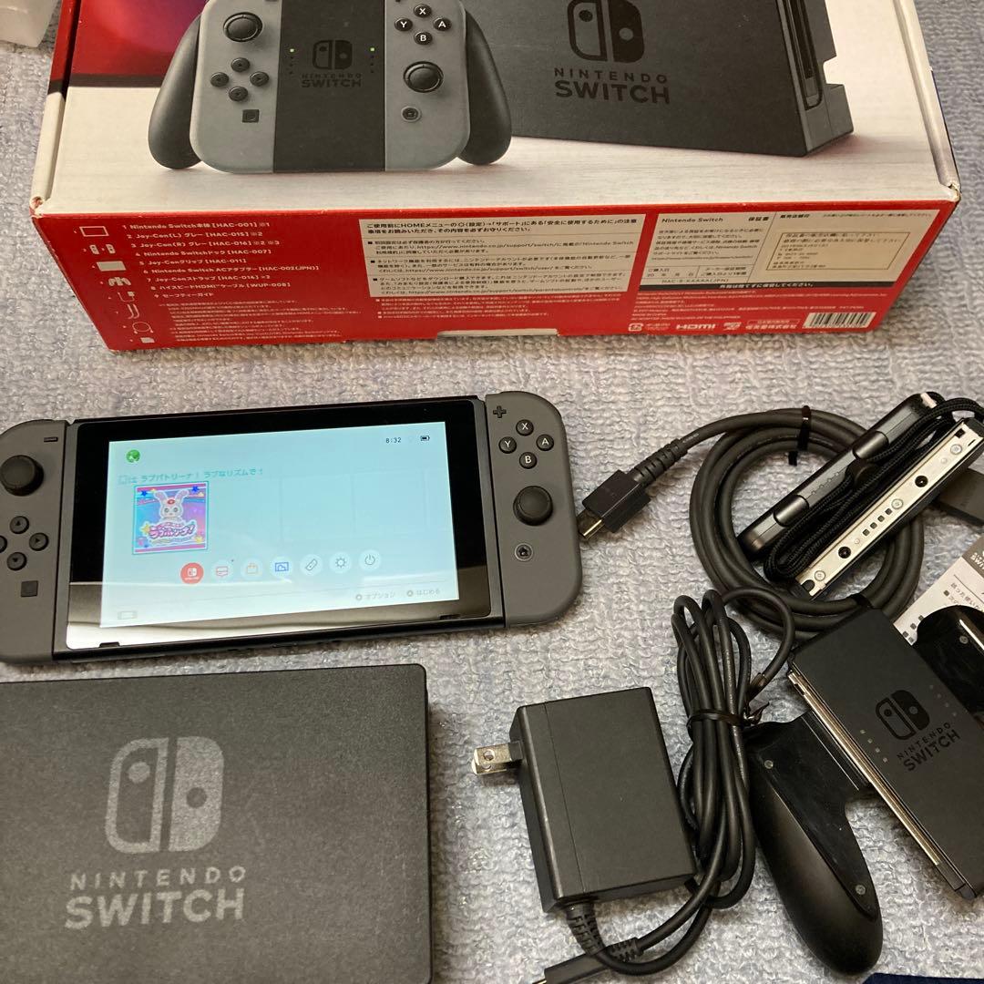 Nintendo Switch JOY-CON(L) (R)グレー完品動作確認済