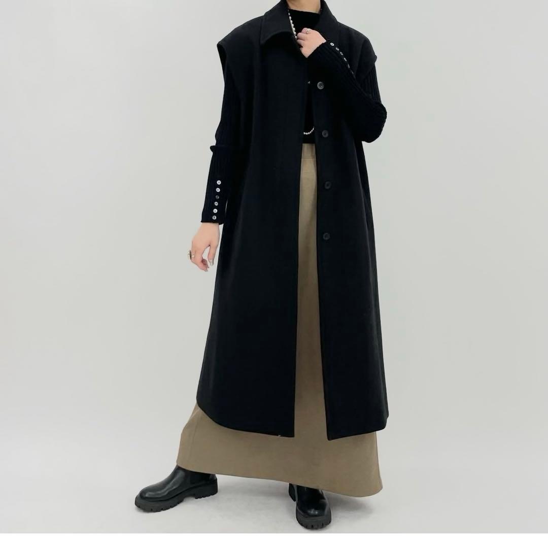 【カフネ】　【28,600円】ジャージロングベスト