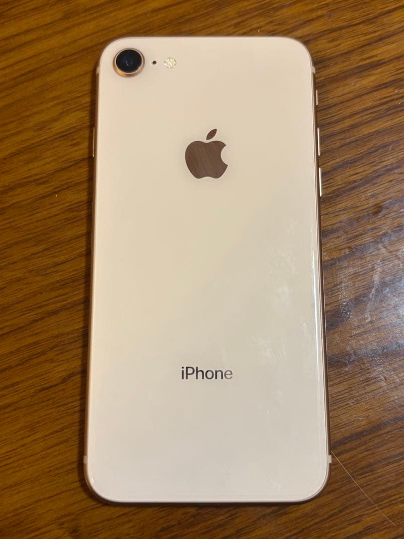 S*）様 iPhone 8 ピンクゴールド本体　64GB 最大容量85% 傷なし