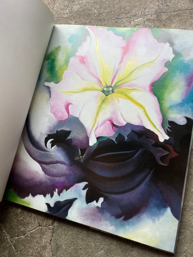 大型本　オキーフ画集 「花」　100頁　ニコラス・キャラウェイ/編・著