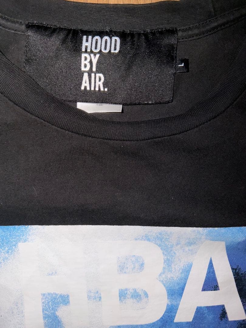 鬼レア幻90s伝説HOOD BY AIRロンTカットソーＬ黒青白黄HBA春秋冬