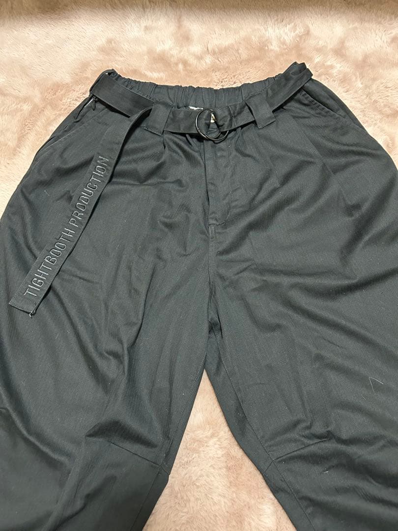 TIGHTBOOTH herringbone バギーパンツ