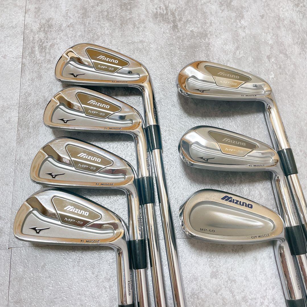 MIZUNO MP-59 アイアンセット　7本　メンズ　右利き