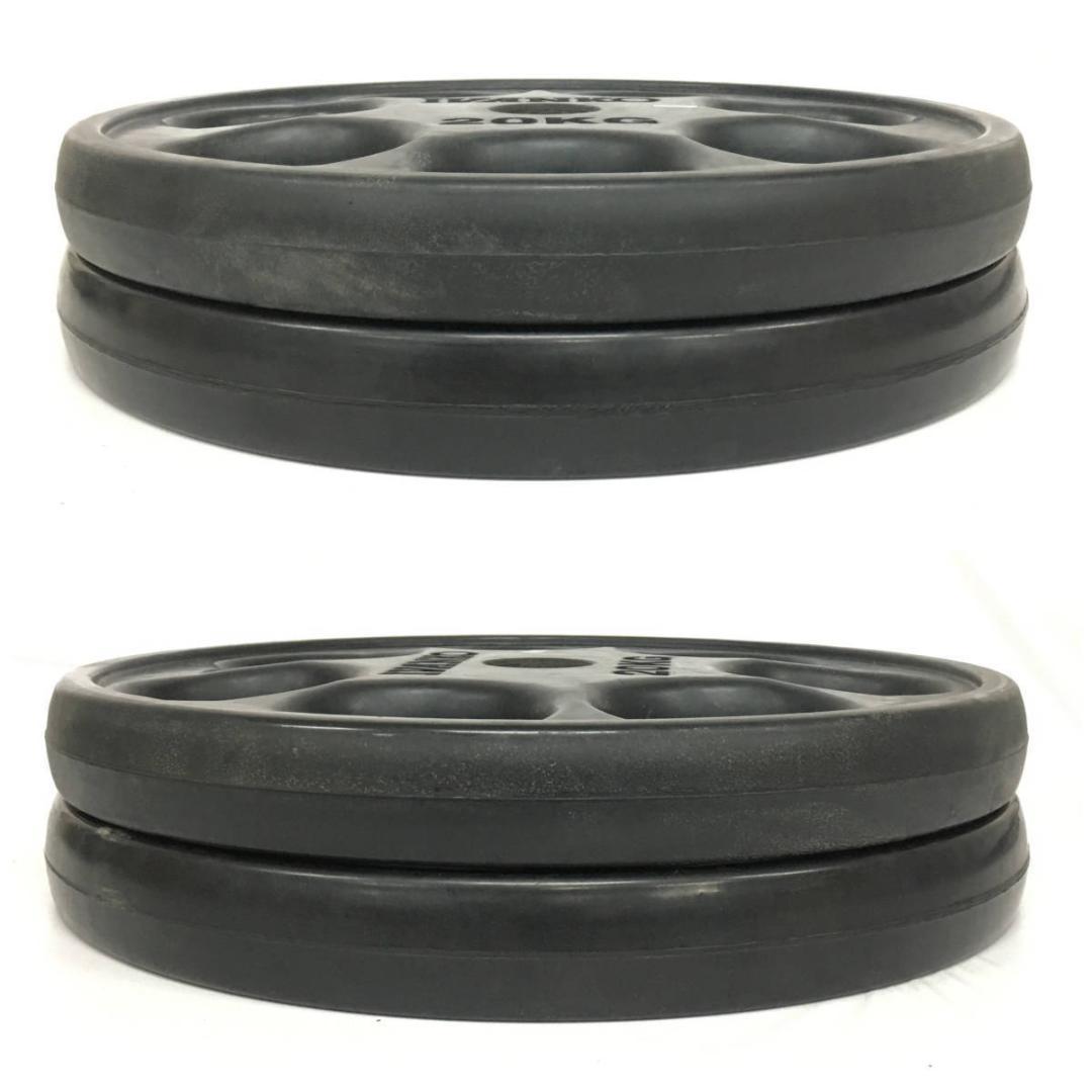 IVANKO イヴァンコ オリンピックラバー プレート 20㎏×2