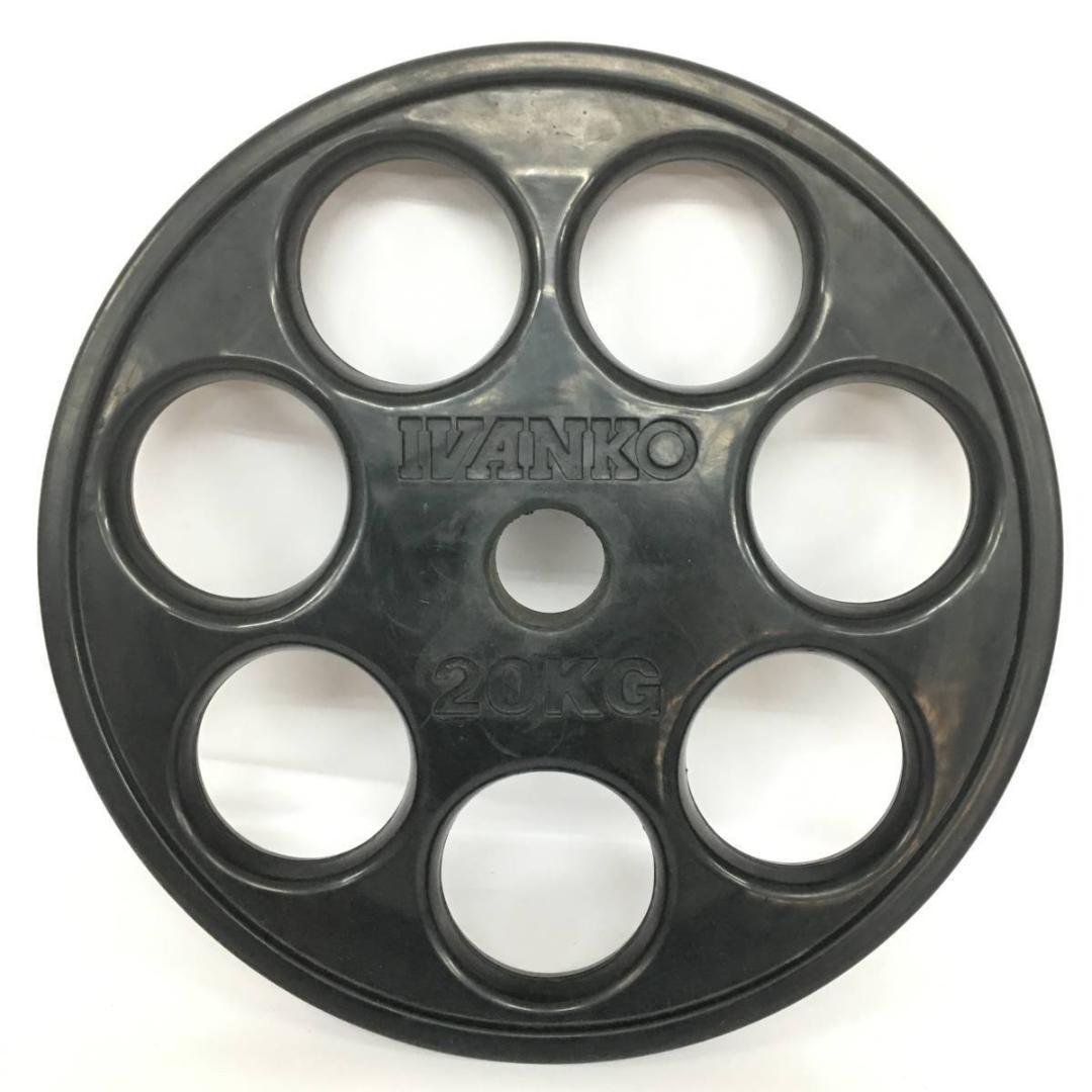 IVANKO イヴァンコ オリンピックラバー プレート 20㎏×2