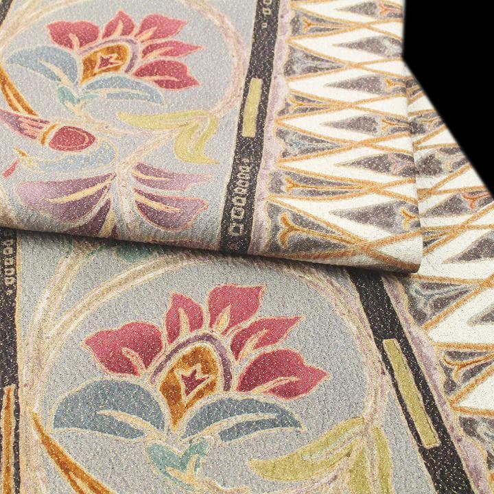 名門【渡文】　お使い勝手抜群の【全通柄】の袋帯　上質なセンスと、極上の風合いを…