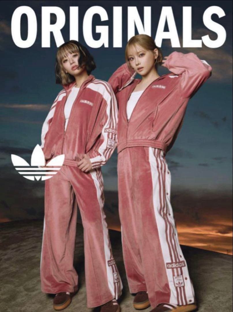 新品S adidas W ADIBREAK VELOUR TT スウェット