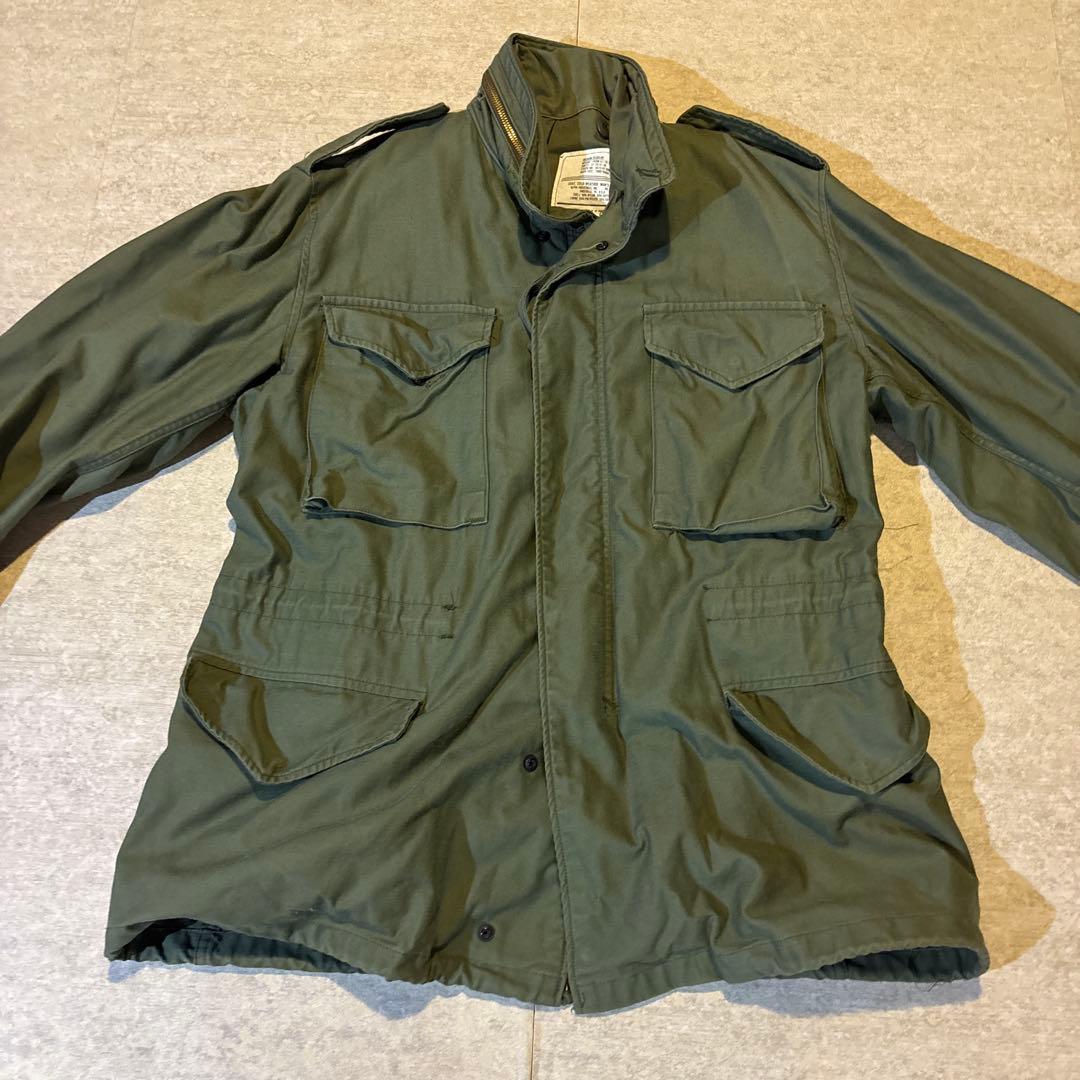 80s vintage ALPHA M-65 ミリタリージャケット USA製