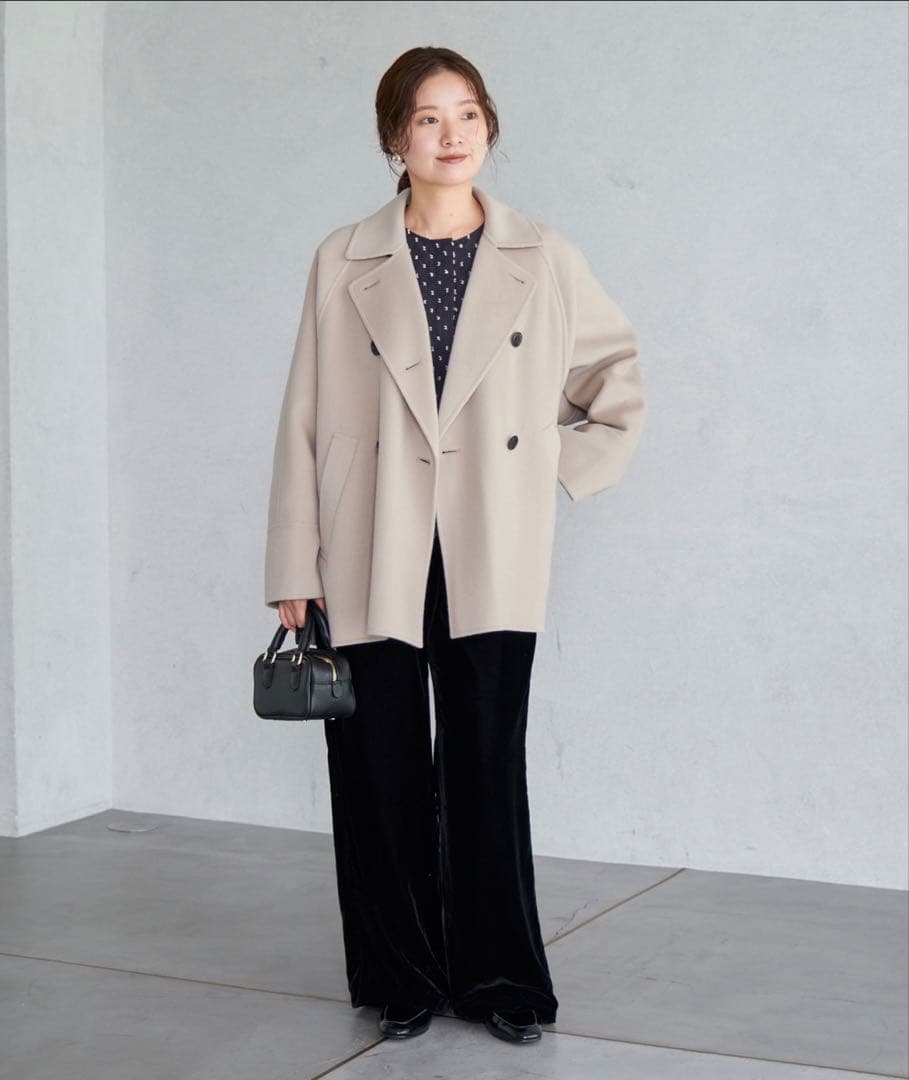 IENA スーパー160ダブルフェイスショートコート