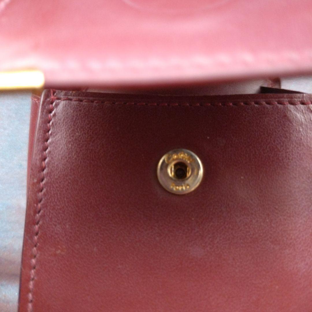 カルティエ　シガレットケース　マストライン　ボルドー【お箱付き】