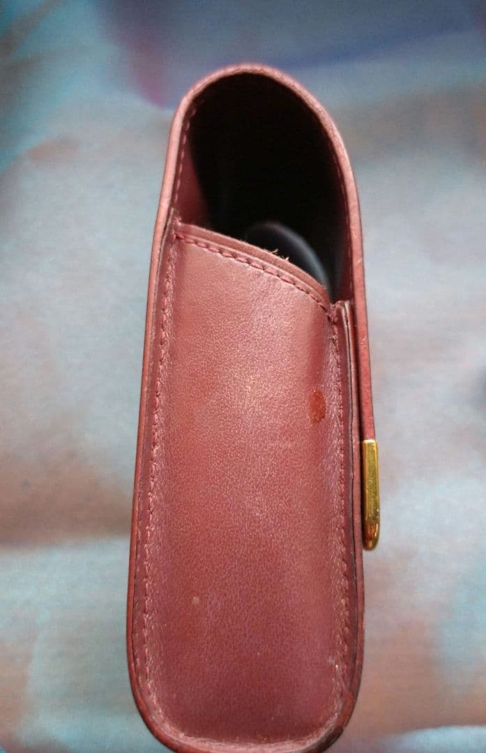 カルティエ　シガレットケース　マストライン　ボルドー【お箱付き】