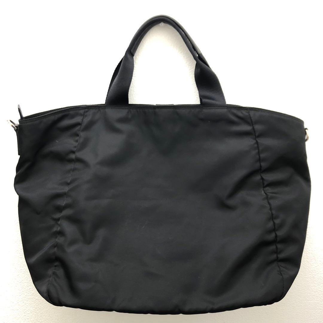 (C122420)PRADA ナイロン 2wayトートバッグ ブラック プラダ