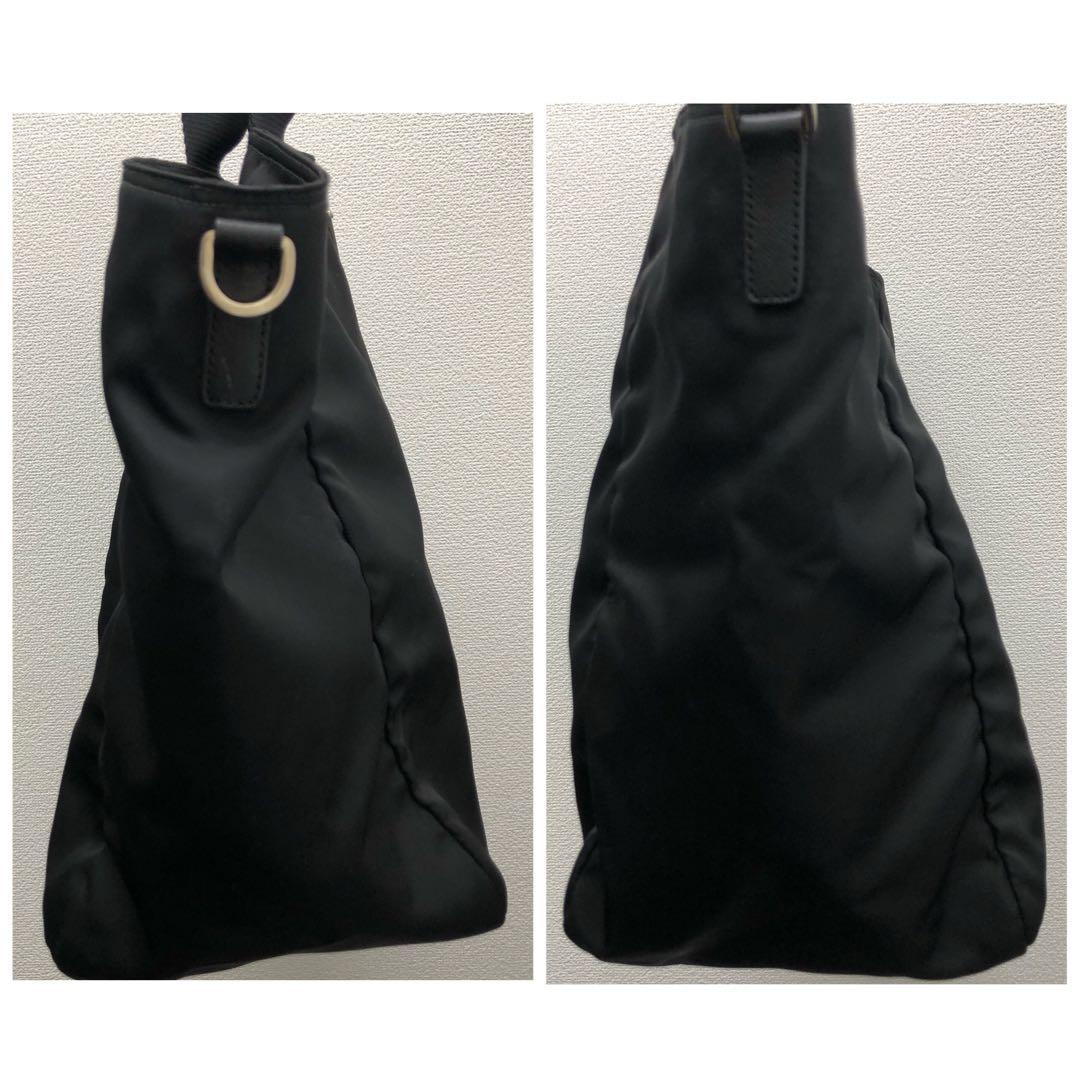 (C122420)PRADA ナイロン 2wayトートバッグ ブラック プラダ